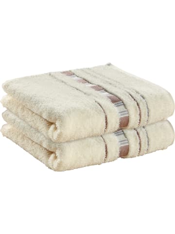 Erwin Müller Frottier Handtuch 2er-Pack Achern in natur