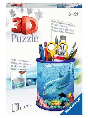 Ravensburger Konstruktionsspiel Puzzle 54 Teile 3D Puzzle Stiftehalter Unterwasserwelt 6-99 Jahre in bunt