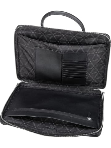 Guess Aktentasche Parma Saffiano Eco Document Case in Black