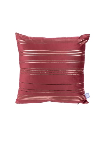 Kayoom Dekokissen & Decke - Tagesdecke Prisma 525 2er-Set in rot - gold