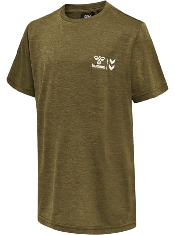 Hummel T-Shirt Hmlmustral Kinder in DARK OLIVE