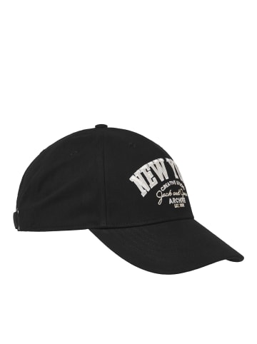 Jack & Jones Baseball Cap in Black