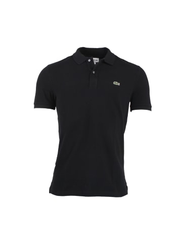 Lacoste halbarm Poloshirt Slim Fit in Schwarz