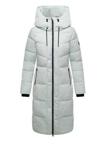 Navahoo Steppmantel Schokokuss XIV in Ice Blue