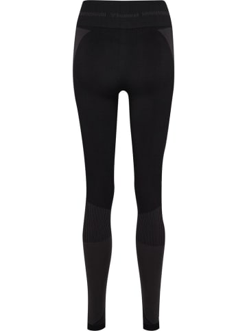 Hummel Leggings "Unity Seamless Mid Waist Tights" in Schwarz