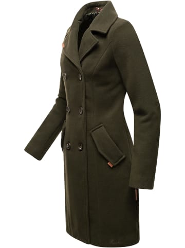Marikoo Wollmantel Nanakoo in Dark Green