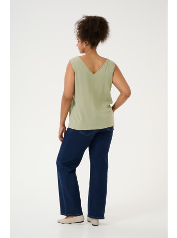 KAFFE curve Bluse ärmellos KCmille Regular fit in Oil Green