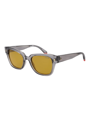 Polaroid Frauen Sonnenbrille Katzenauge Grau