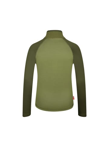 Trollkids Baselayer "Rauland" in Dunkle Olive/Hellmagenta