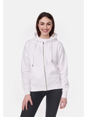 smiler. Kapuzensweatshirtjacke grin. in weiss