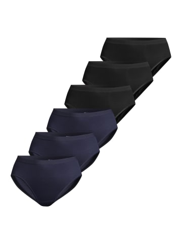 Conta Taillen Slip Modal in Schwarz / blau