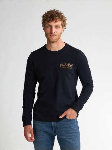 Petrol Industries Rückenprint T-Shirt Deadwood in Schwarz