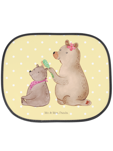 Mr. & Mrs. Panda Auto Sonnenschutz Bär Kind ohne Spruch in Gelb Pastell