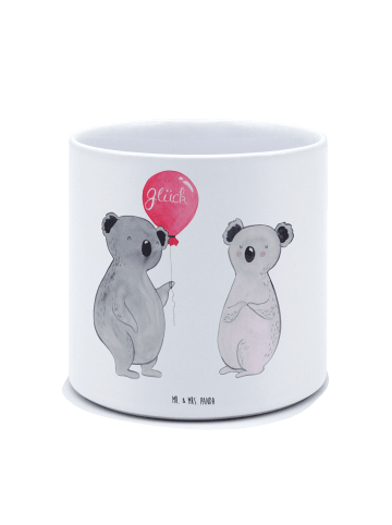 Mr. & Mrs. Panda Pflanzkübel Koala Luftballon ohne Spruch in Weiß