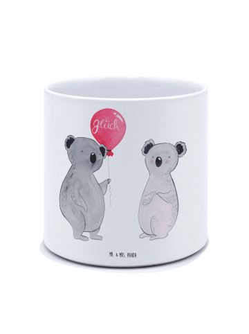 Mr. & Mrs. Panda XL Blumentopf Koala Luftballon ohne Spruch in Weiß