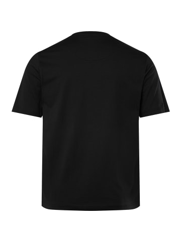 Men Plus Kurzarm T-Shirt in schwarz