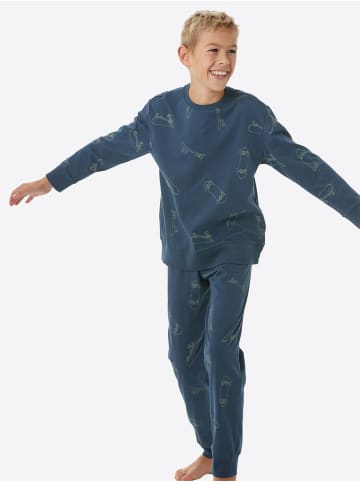 Schiesser Schlafanzug Nightwear in deep blue