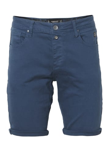 KOROSHI SHORTS MIT SPITZ ZULAUFENDER PASSFORM in blau