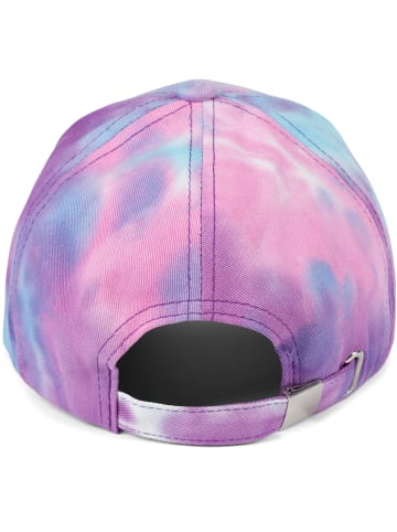 styleBREAKER Baseball Cap in Türkis-Violett