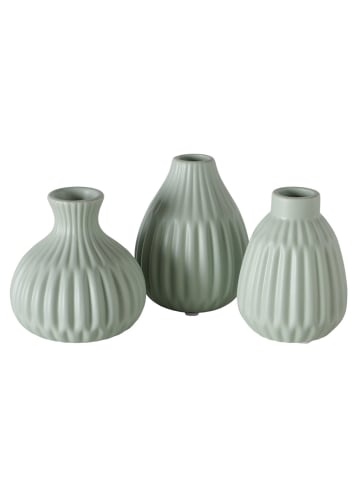 Boltze Vase Esko 3er-Set in hellgrün