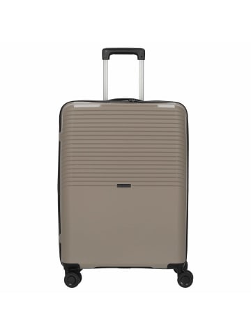 D&N Travel Line 4000 - 4-Rollen-Trolley M 66 cm in taupe