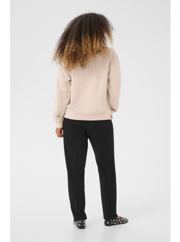 Cream Sweatshirt CRLovisa Loose fit in Oat melange