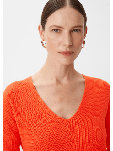 comma Strickpullover langarm in Orange