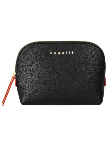 Bugatti Kosmetiktasche ELLA Kunstfaser in schwarz