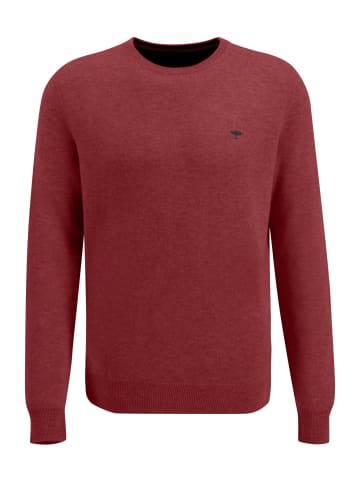 FYNCH-HATTON O-Neck, Merino Cashmere in Scarlet