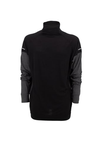 adidas Shirt Running Block Turtle Longsleeve in Schwarz