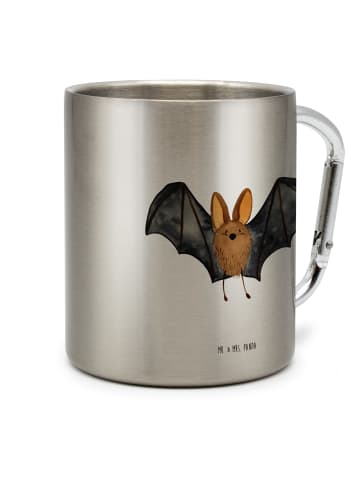Mr. & Mrs. Panda Tasse Fledermaus Flügel ohne Spruch in Silber