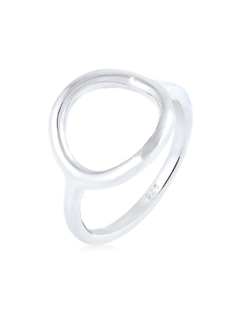 Elli Ring 925 Sterling Silber Geo, Kreis in Silber