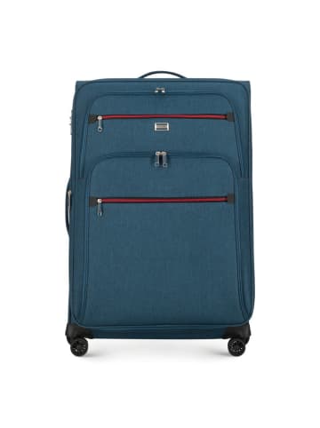 Wittchen Suitcase from polyester material (H) 80 x (B) 52,5 x (T) 31,5 cm in Dark blue