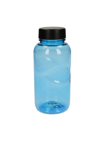 elasto Trinkflasche Carve "Refresh" in transparent-blau/schwarz - 500 ml