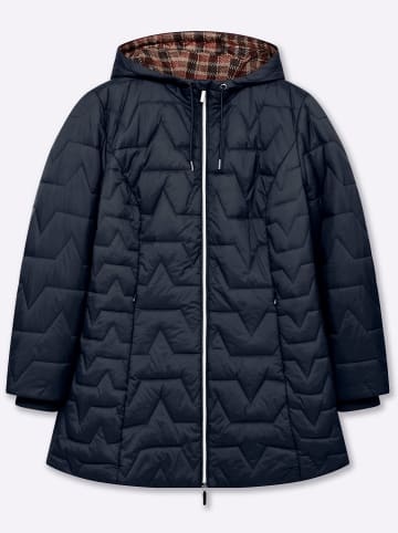 sheego Jacke in tiefblau