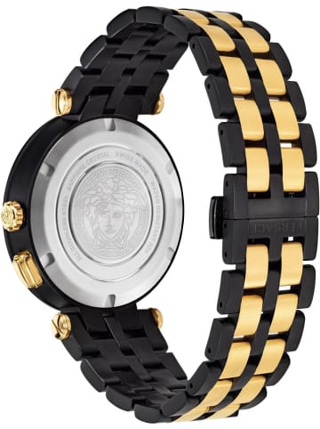 Versace Schweizer Uhr V-Race schwarz in schwarz