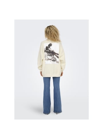 ONLY Sweatshirt in Cloud Dancer