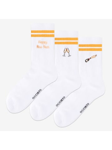 Occulto 3er Pack Motiv Tennissocken Rio in NewYear