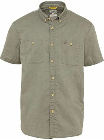 Camel Active Kurzarm FreizeitHemd für Herren in khaki