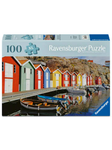 Ravensburger Verlag GmbH Spiel - Erwachsenenpuzzle 100 XL-Teile - Bunte Häuser in Schweden