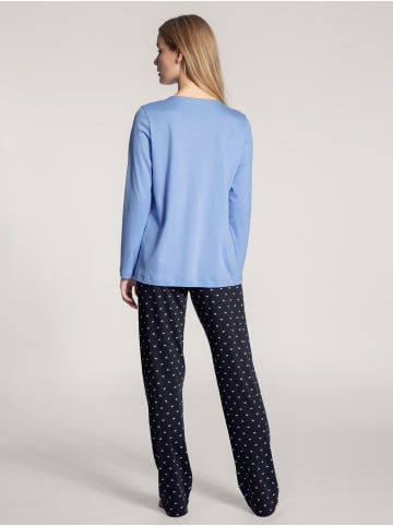Calida Pyjama in dark lapis blue