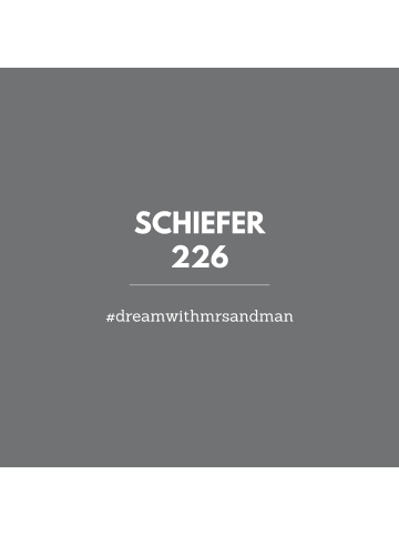 Mr.Sandman Spannbetttuch Fein Jersey de luxe 180 - 200 x 200 cm in schiefer