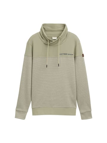 Tom Tailor Sweatshirt in hellgrün