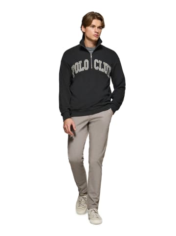 Polo Club SWEATSHIRT in Schwarz