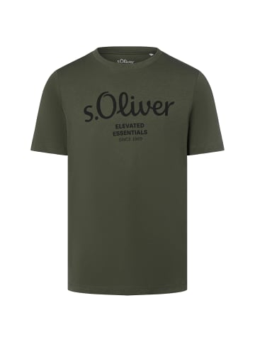 s.Oliver T-Shirt in khaki schwarz - 0003