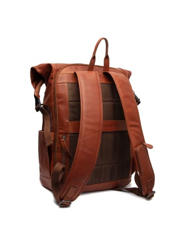 The Chesterfield Brand Remo Daypack Leder 47 cm Laptopfach cognac