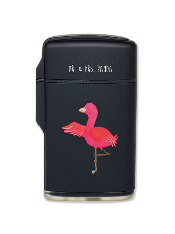 Mr. & Mrs. Panda sturmfeuerzeug Flamingo Yoga ohne Spruch in Schwarz