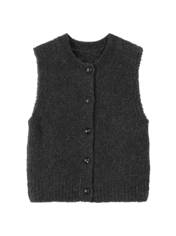 Marc O'Polo Ärmelloser Cardigan regular in rocky grey melange