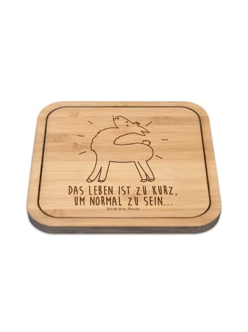 Mr. & Mrs. Panda Untersetzer Lama Stolz mit Spruch in Transparent