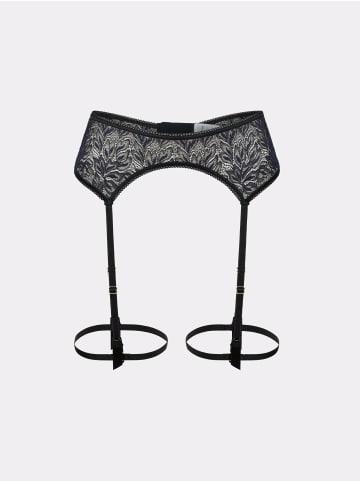 Erlich Textil  Spitzen Strumpfhalter ICONIC LACE STRUMPFHALTER in schatten schwarz